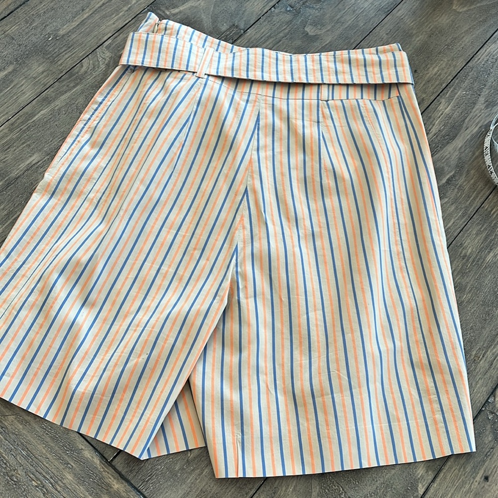 Akris Punto striped high-waist shorts 8 - Picture 2 of 10